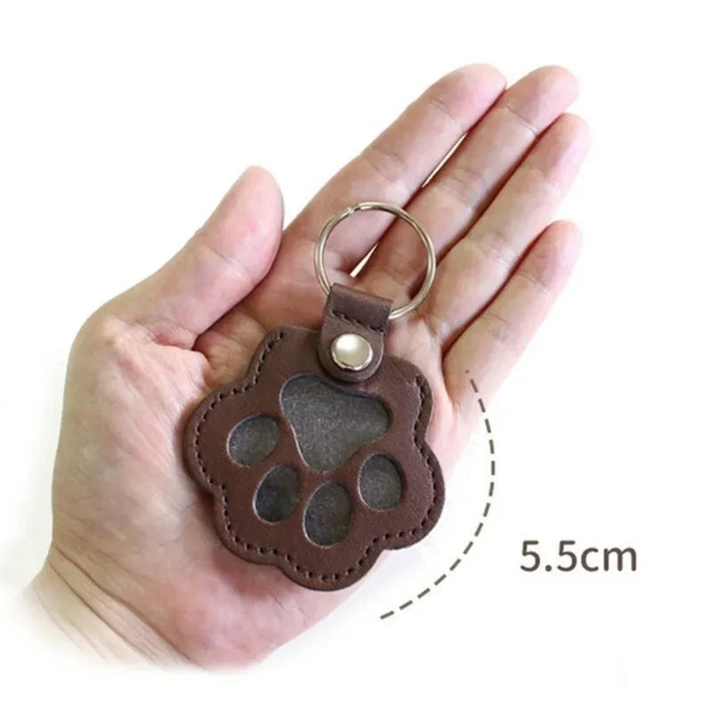 size guide for paw keepsake keychain
