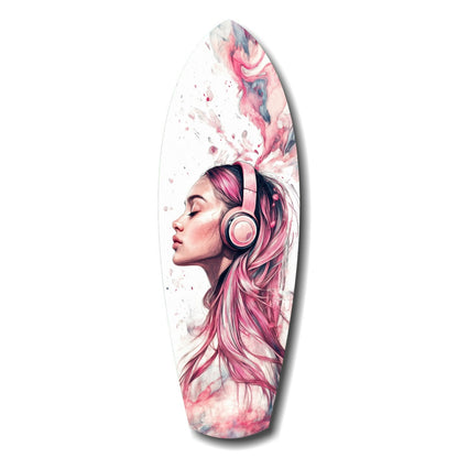 Dreamwave Beats glass wall art