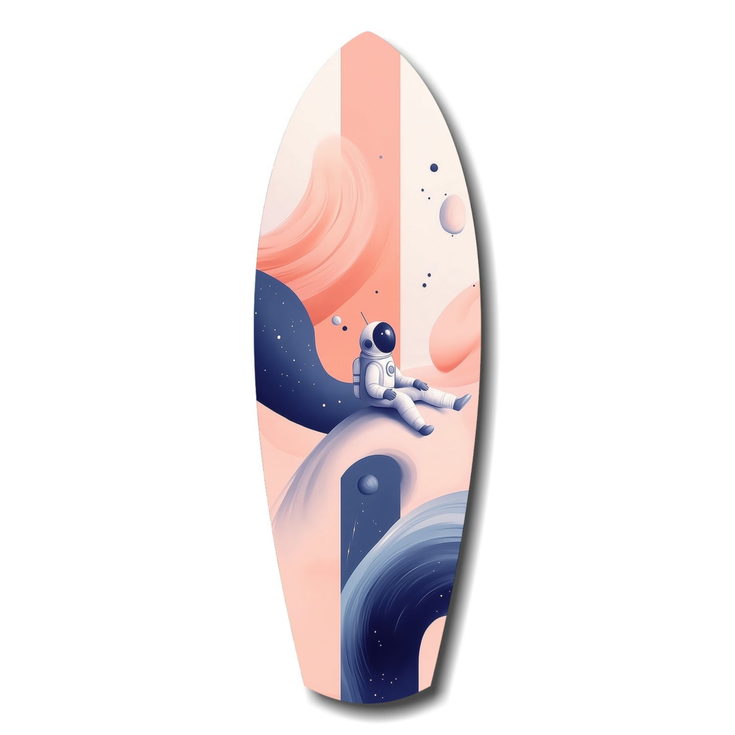 Creamy dreams abstract glass wall art