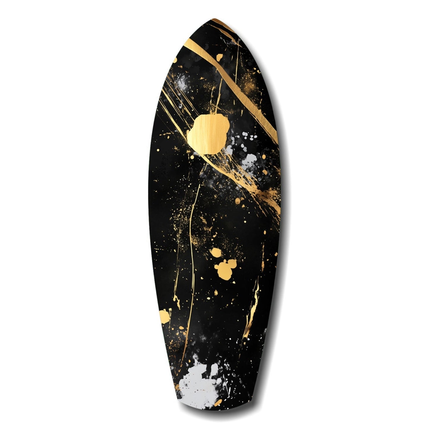 Golden Stained tempered glass wall art hanging indoors