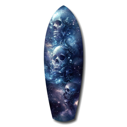 Midnight Skull glass wall art