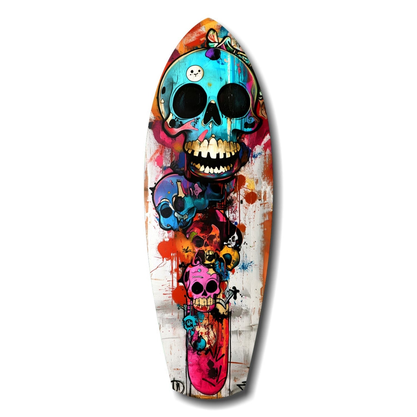 Street Soul Graffiti Skulls glass wall art street-art print