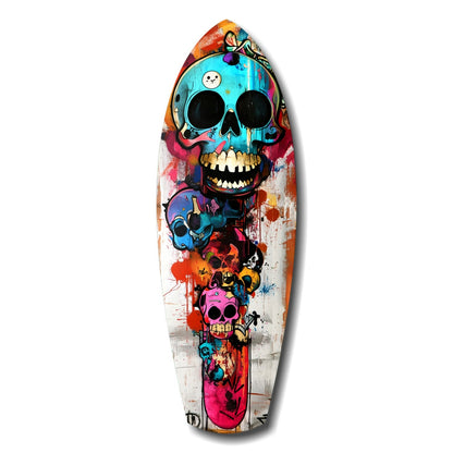 Street Soul Graffiti Skulls glass wall art street-art print