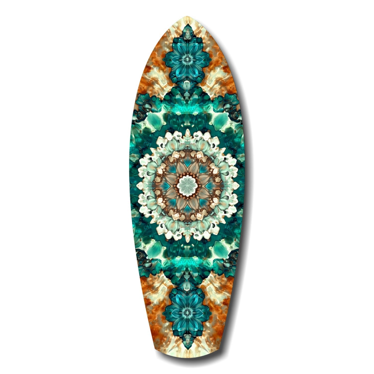 Emerald Dreams abstract glass wall art