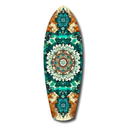 Emerald Dreams abstract glass wall art