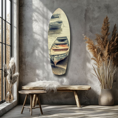 Drift of Solitude Glass Wall Art