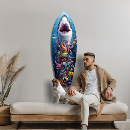 Beneath the Predator Glass Wall Art