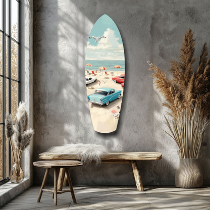 Timeless by the Sea Glass Wall Art