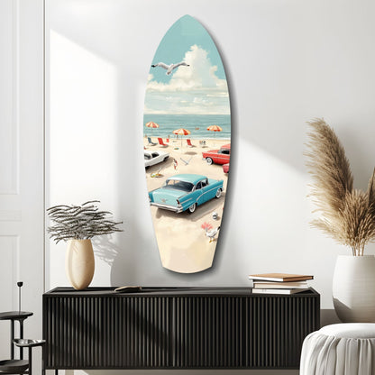 Timeless by the Sea Glass Wall Art