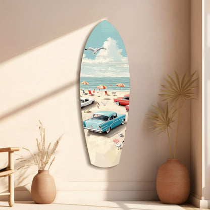 Timeless by the Sea Glass Wall Art