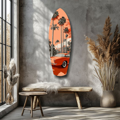California Dreams Glass Wall Art