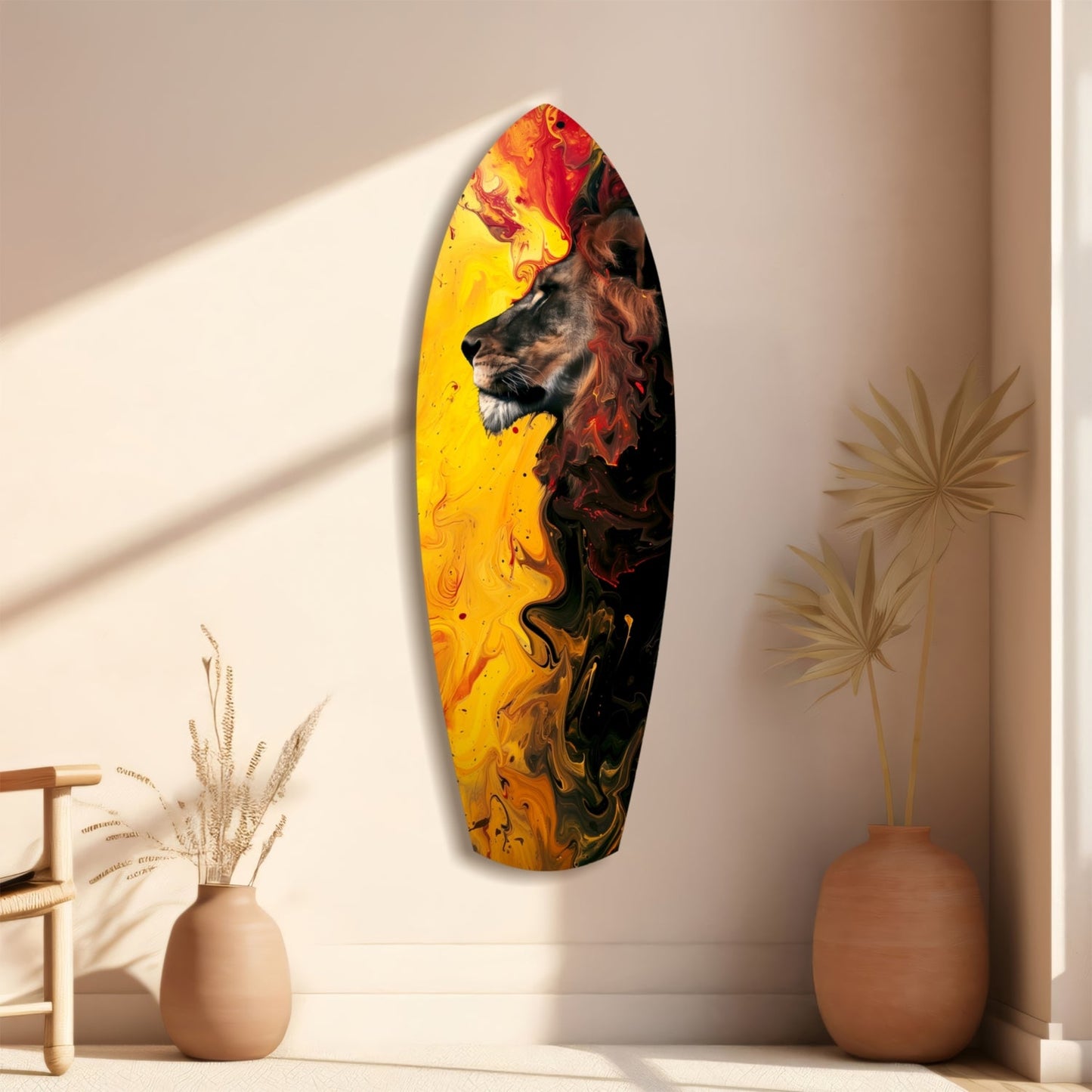 Lion Pride Glass Wall Art