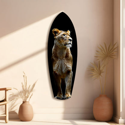 Lioness Glass Wall Art