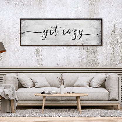 Get Cozy Minimalist Canvas Wall Art