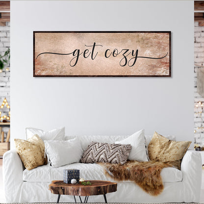 Get Cozy Minimalist Canvas Wall Art