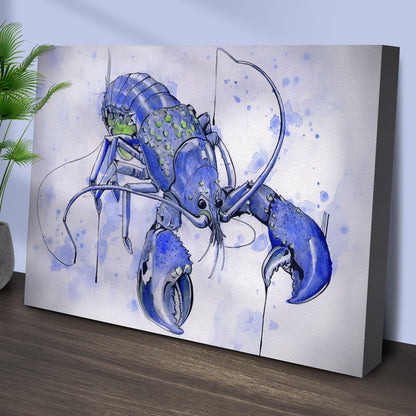 Lobster Watercolor Painting Canvas Wall Art