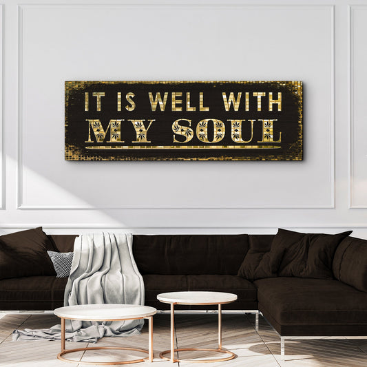It Is Well With My Soul Canvas Wall Art