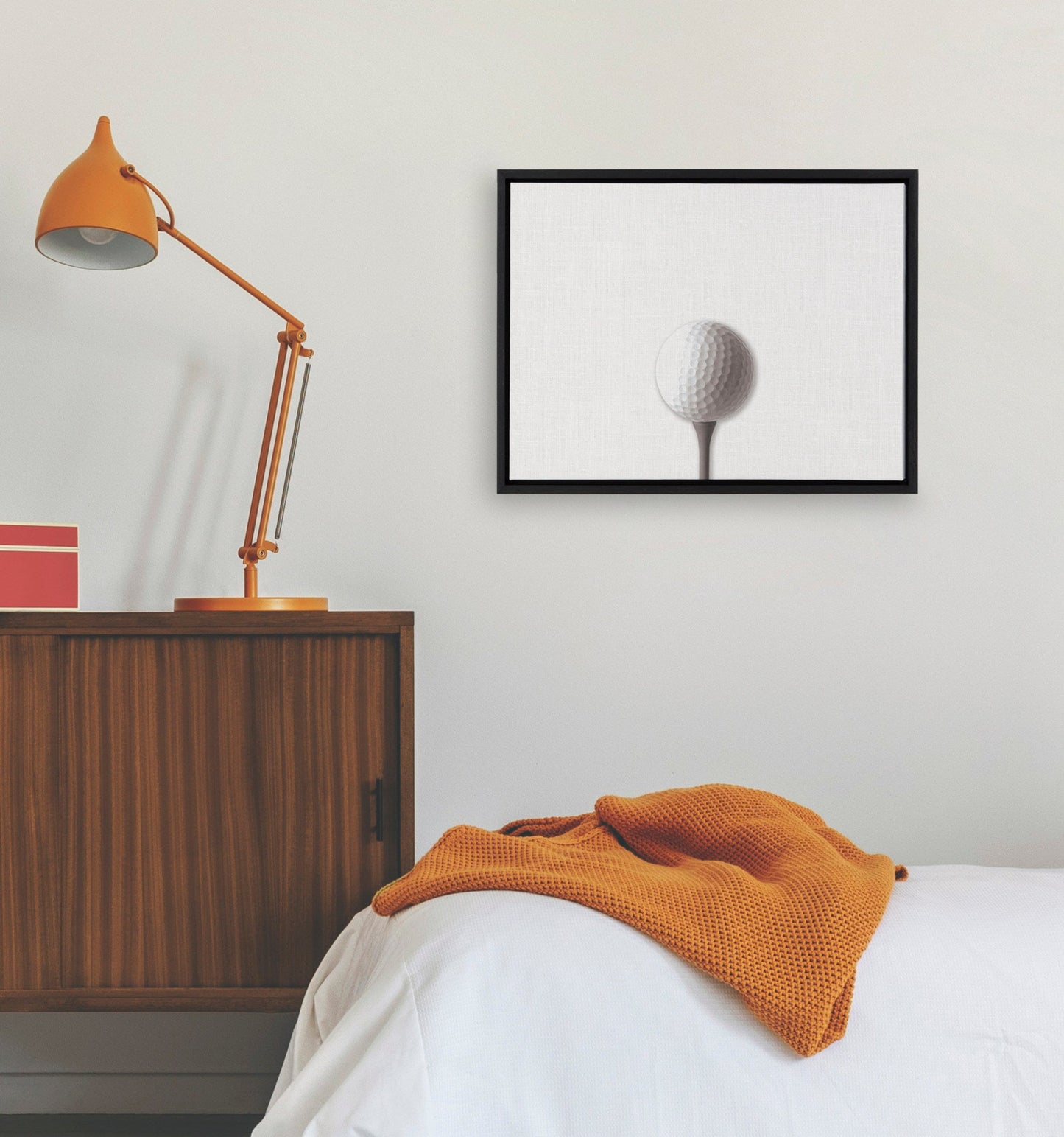 Golf Ball Framed Canvas Wall Art
