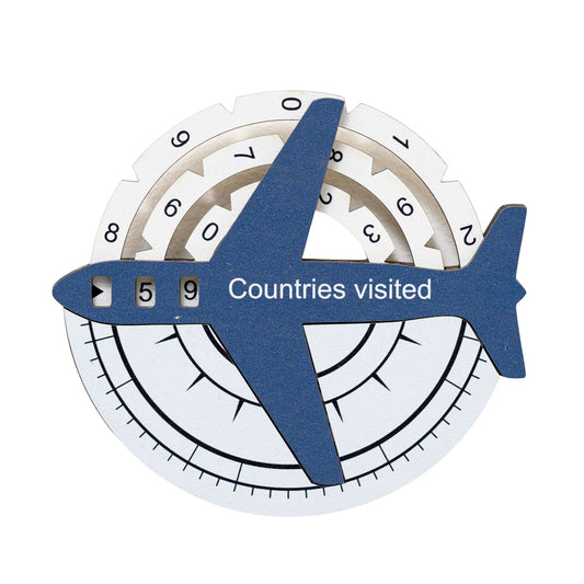 Wooden world map wall art in cruise tones