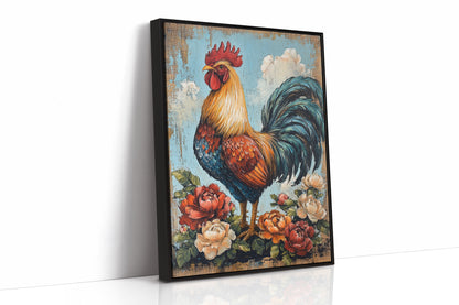 Rustic Rooster Reverie - Farmhouse Wall Art Print