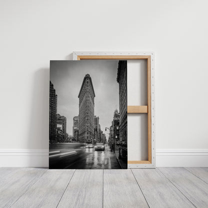 City Heartbeat Black and White Cityscape Wall Art