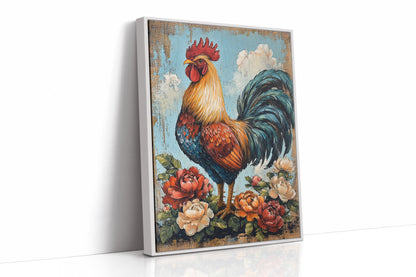 Rustic Rooster Reverie - Farmhouse Wall Art Print