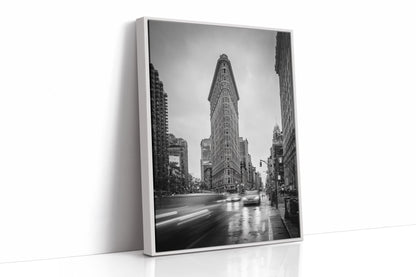 City Heartbeat Black and White Cityscape Wall Art