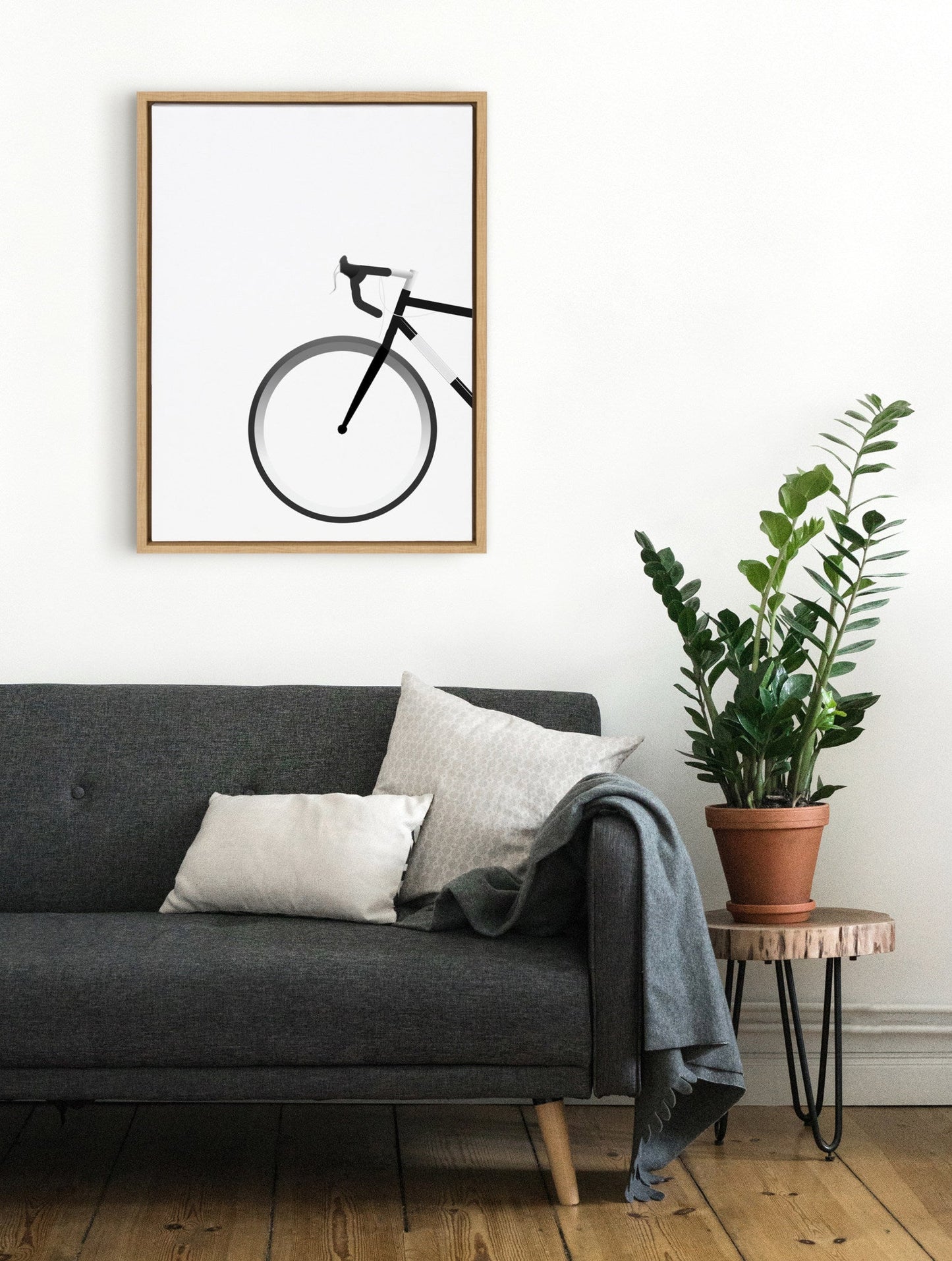 Bicycle Framed Canvas Wall Art