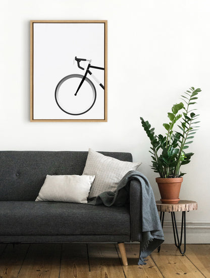 Bicycle Framed Canvas Wall Art