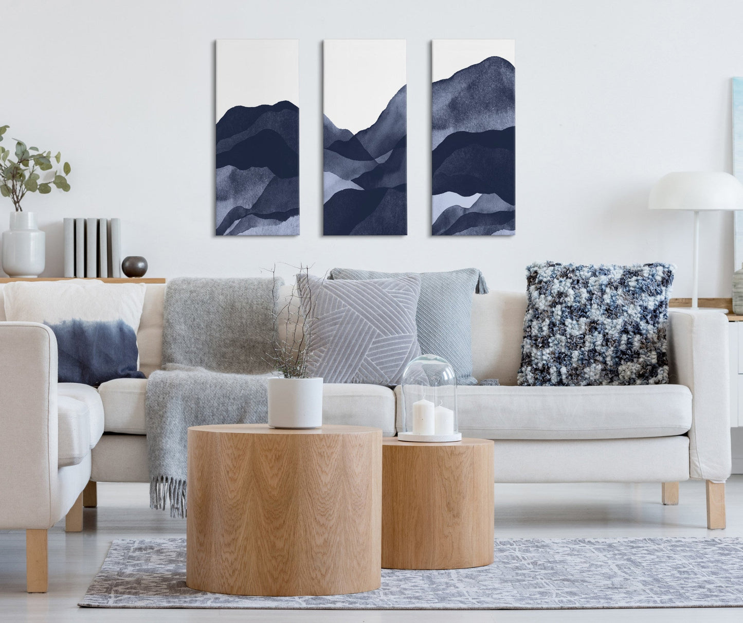 Mountain Range Canvas Wall Art Set