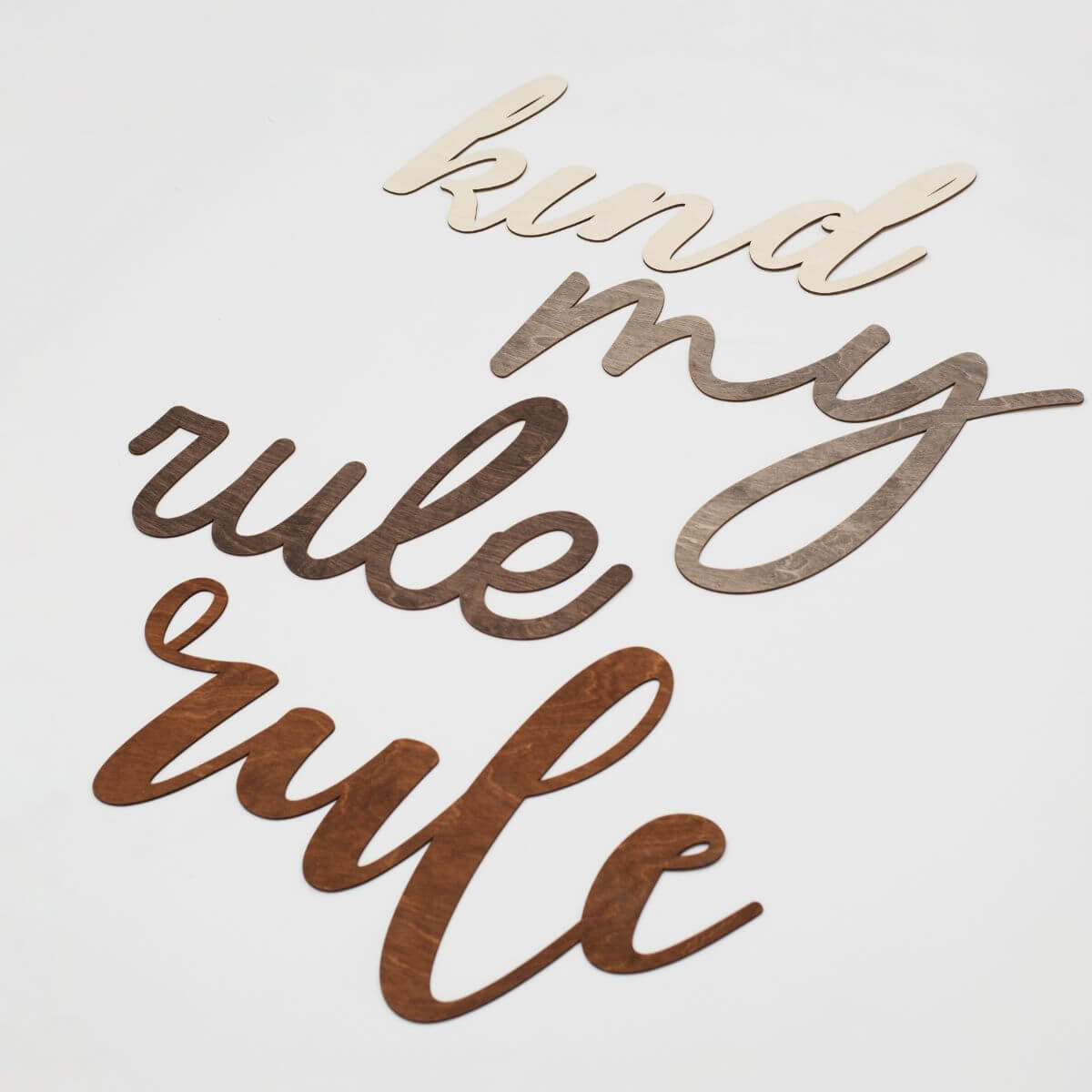 Wooden Nursery Wall Decor - Quote Sign
