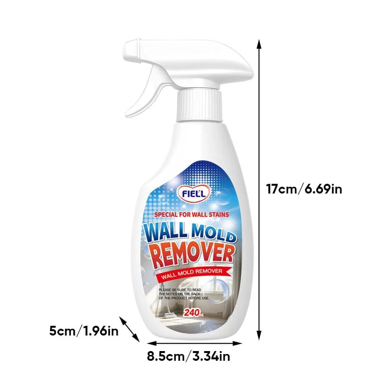 wall mold remover spray bottle with size dimensions for product reference
