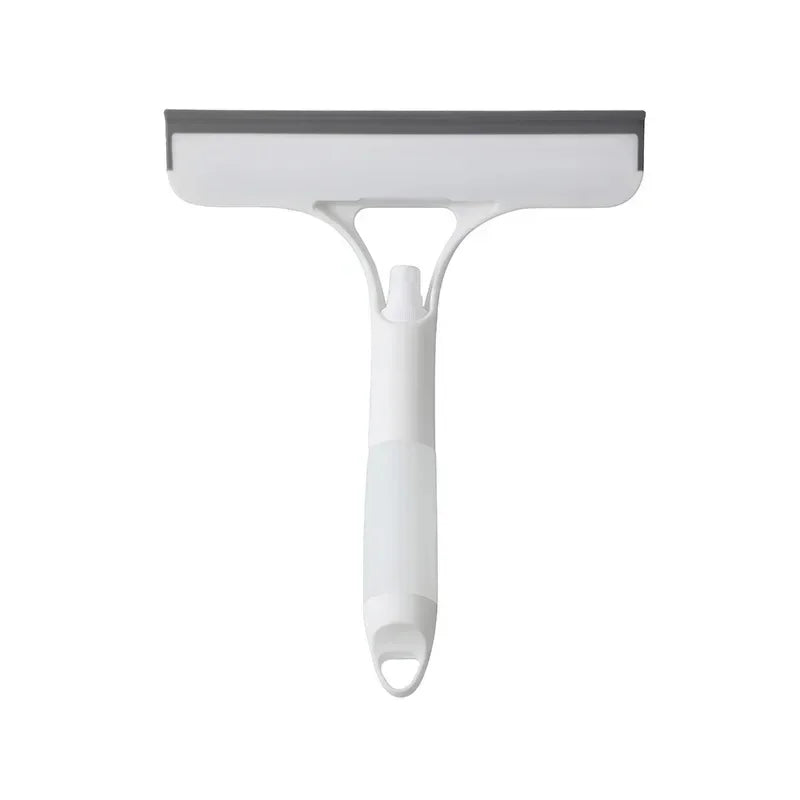 white window cleaning squeegee on plain background