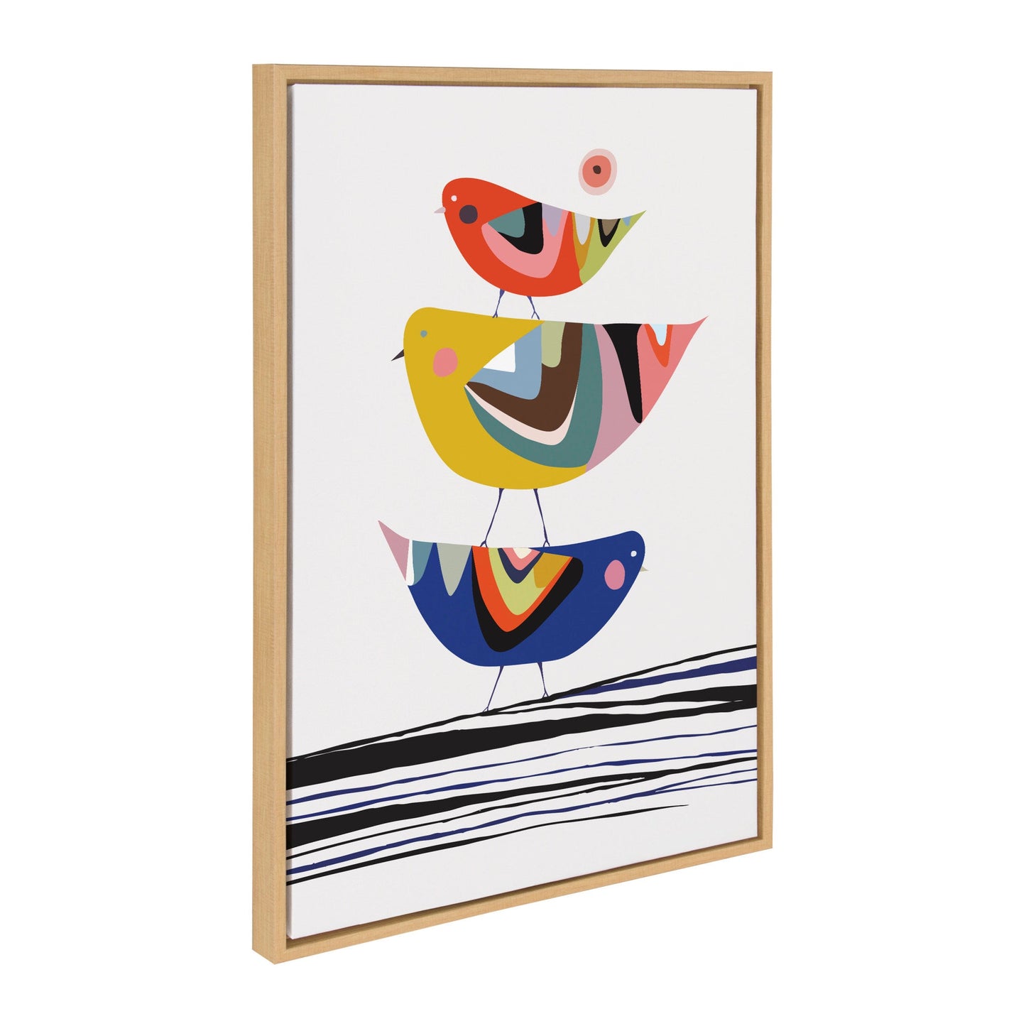 Family Tree, Bird of Peace and Peace Dove Framed Canvas Art Set