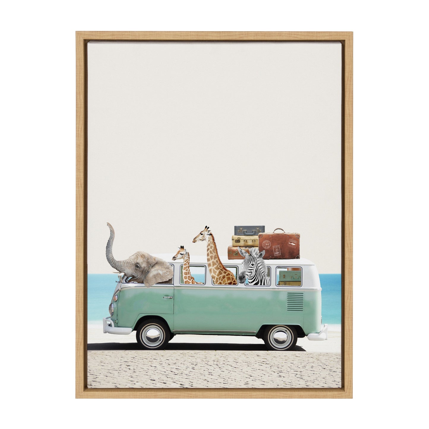 Summer Animal Adventures Canvas Wall Art