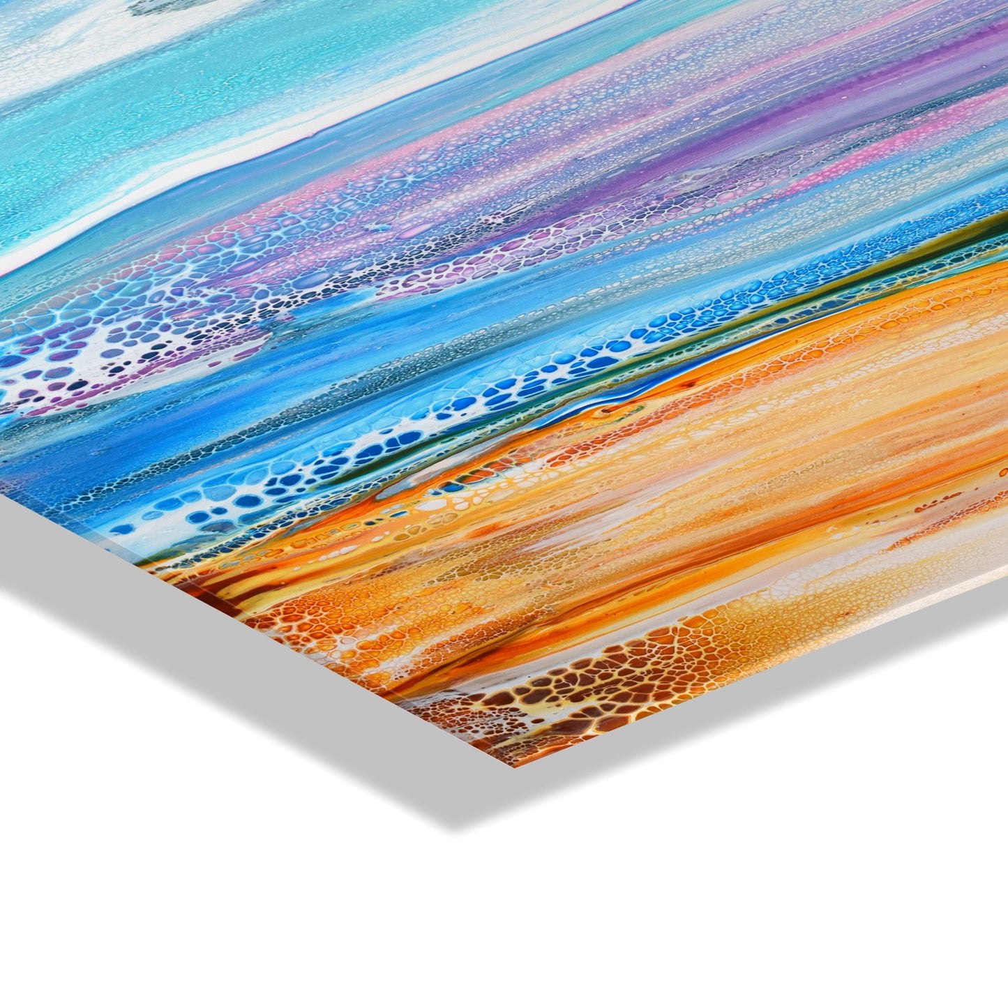 Sand and Surf Floating Acrylic Wall Art