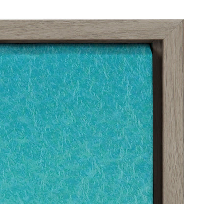 Coastal Swimmers Overhead Framed Canvas Wall Art