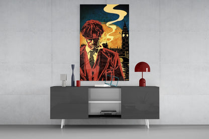 1920s Gangster Crew Glass Wall Art