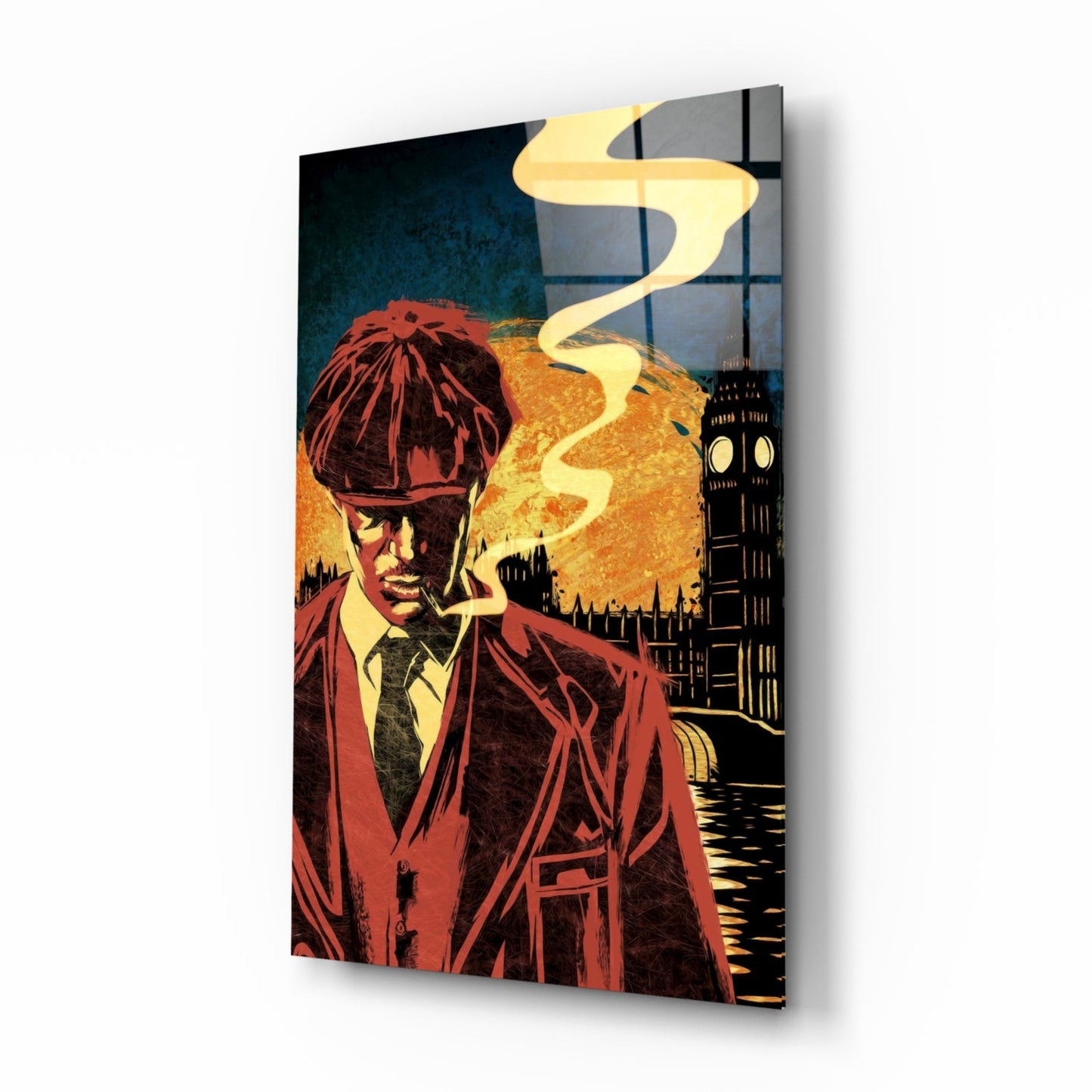 1920s Gangster Crew Glass Wall Art