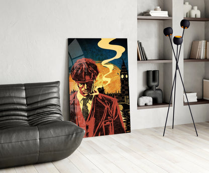 1920s Gangster Crew Glass Wall Art