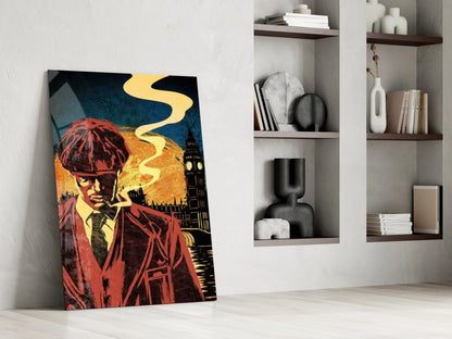 1920s Gangster Crew Glass Wall Art
