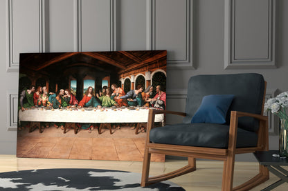 The Last Supper Remastered Glass Wall Art