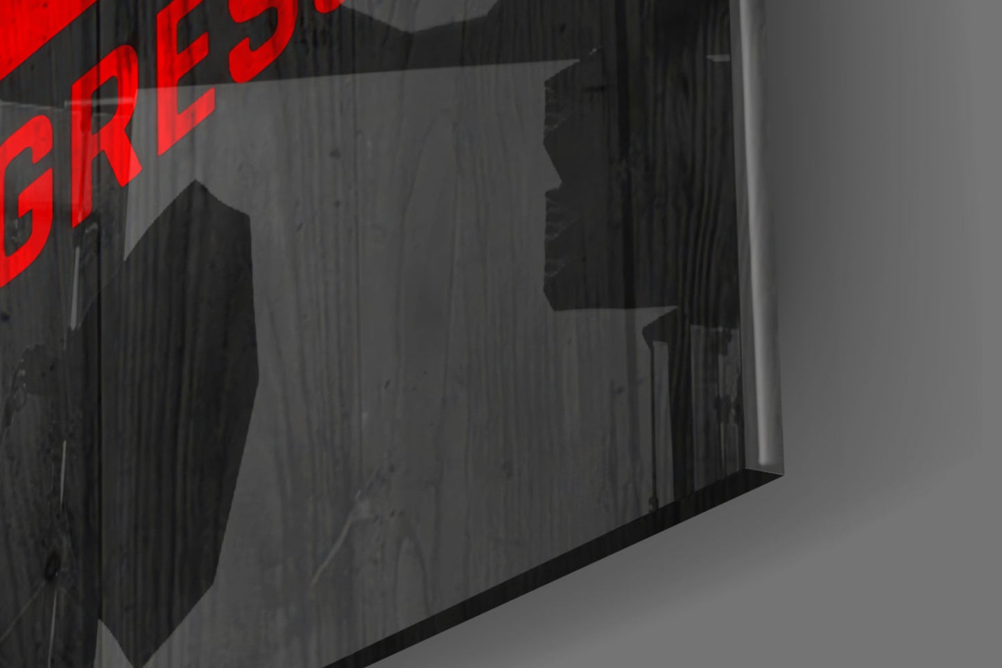 Slow Progress Glass Wall Art