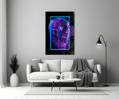 Skull Glass Wall Art