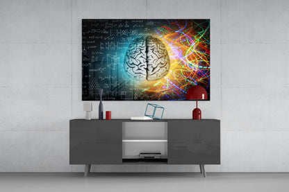 Brain Glass Wall Art