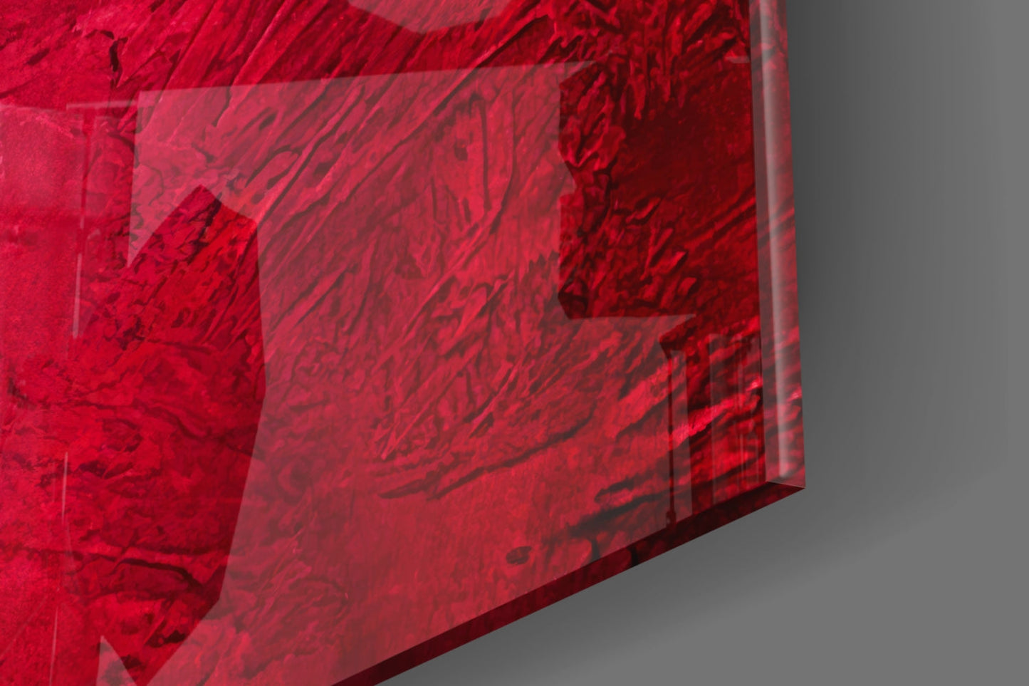 Polish Flag Glass Wall Art