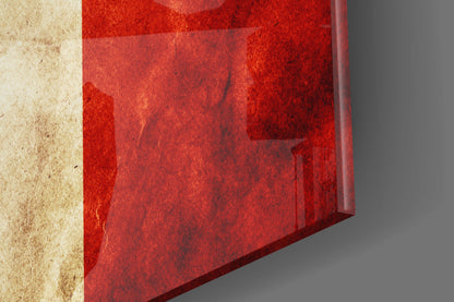 Flag of Canada Glass Wall Art