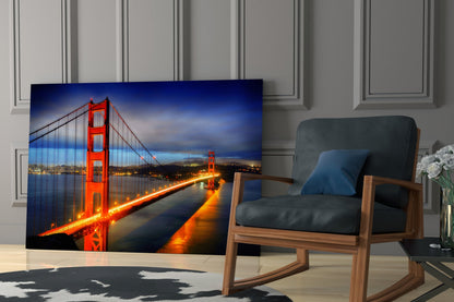 Golden Gate Bridge Glass Wall Art