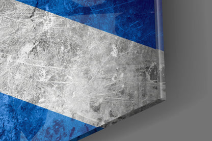 Scotland Flag Glass Wall Art