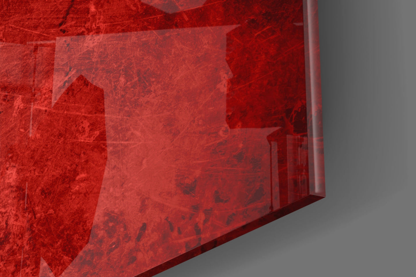 Turkey Flag Glass Wall Art